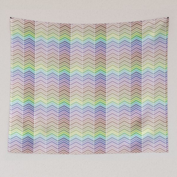 Item preview, Rainbow and Textured Chevron Pattern designed and sold by tanyadraws.