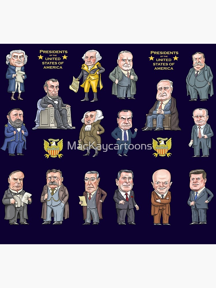 Presidents of the United States by MacKaycartoons