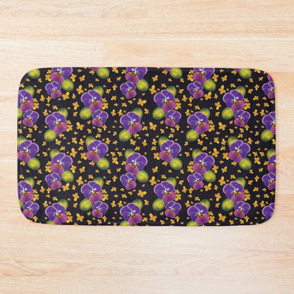 Item preview, Dark Floral Violet Pattern designed and sold by tanyadraws.