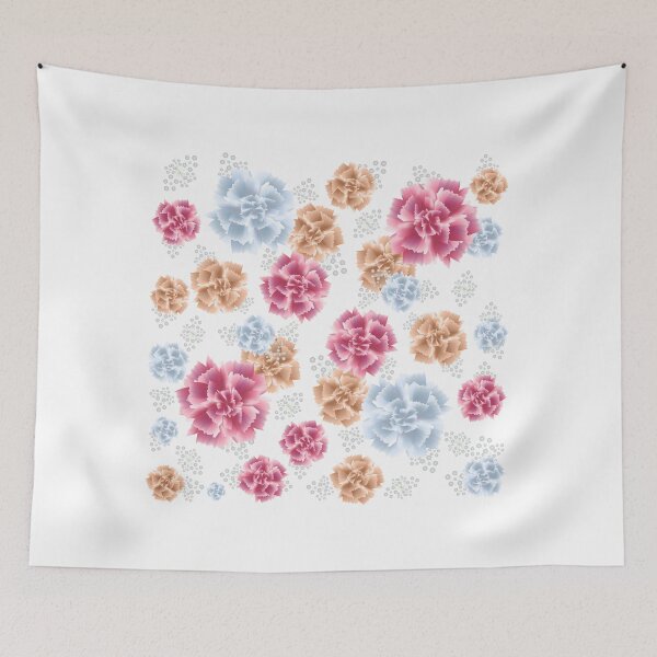 Item preview, Beautiful Colourful Carnations designed and sold by tanyadraws.