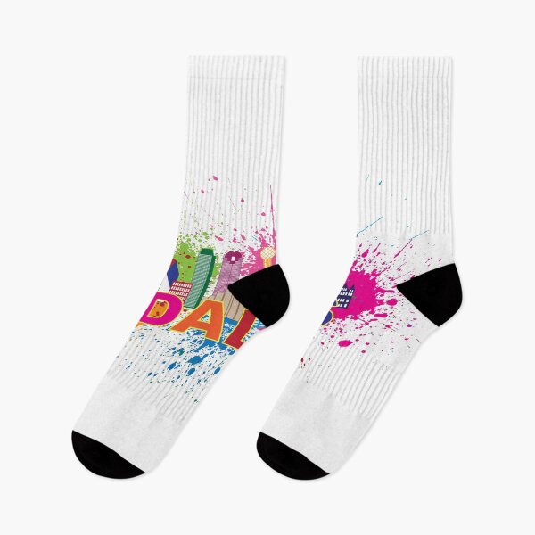 Item preview, Dallas Skyline Paint Splatter Color Illustration designed and sold by jpldesigns.