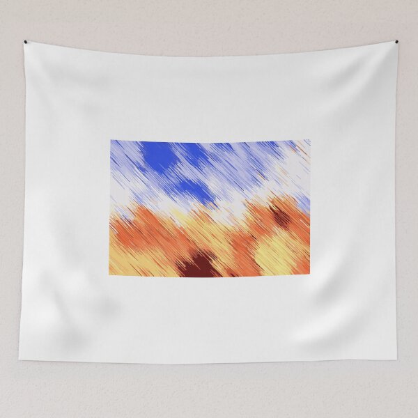 Item preview, blue brown and white painting texture abstract background designed and sold by Mrvell.