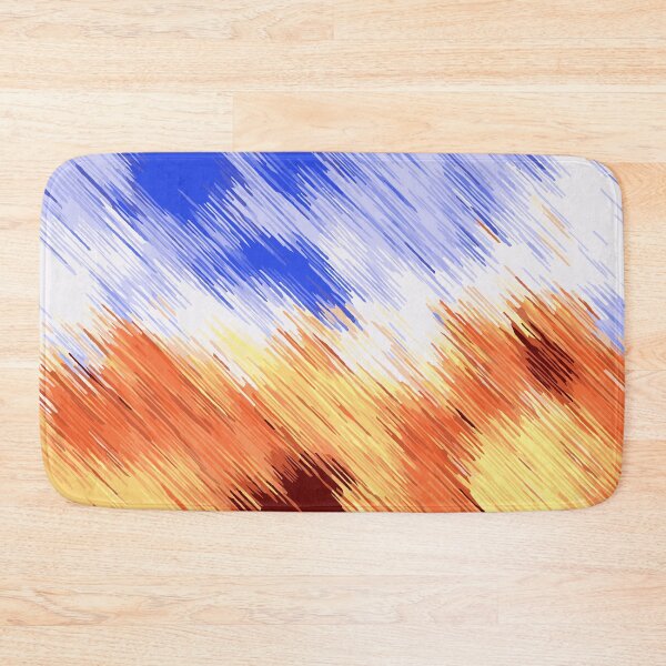 Item preview, blue brown and white painting texture abstract background designed and sold by Mrvell.