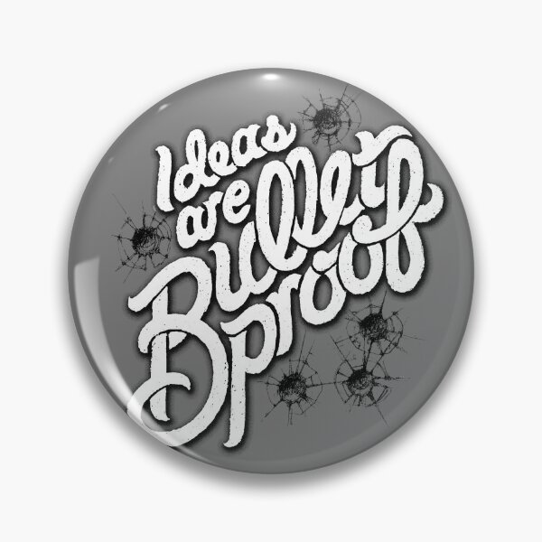 Item preview, Ideas Are Bulletproof - GRAY designed and sold by John the Craftsman.