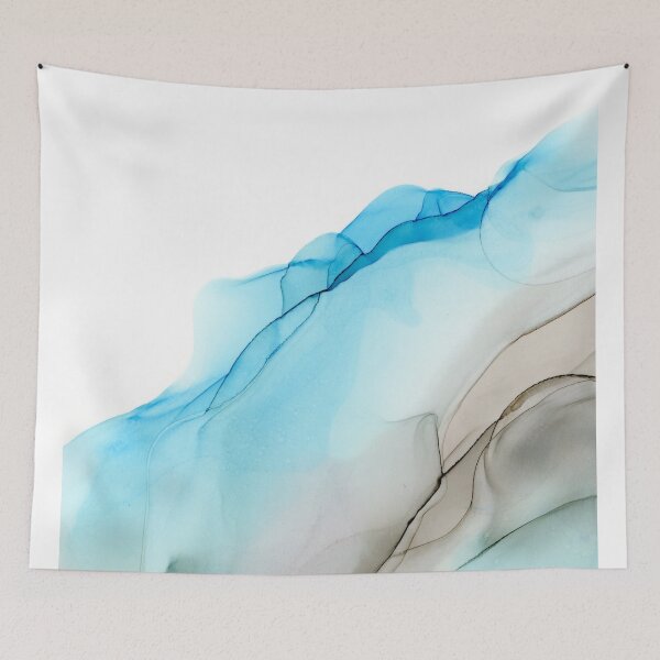 Item preview, Sandy Beach Abstract Ink Painting designed and sold by Olga Shvartsur.