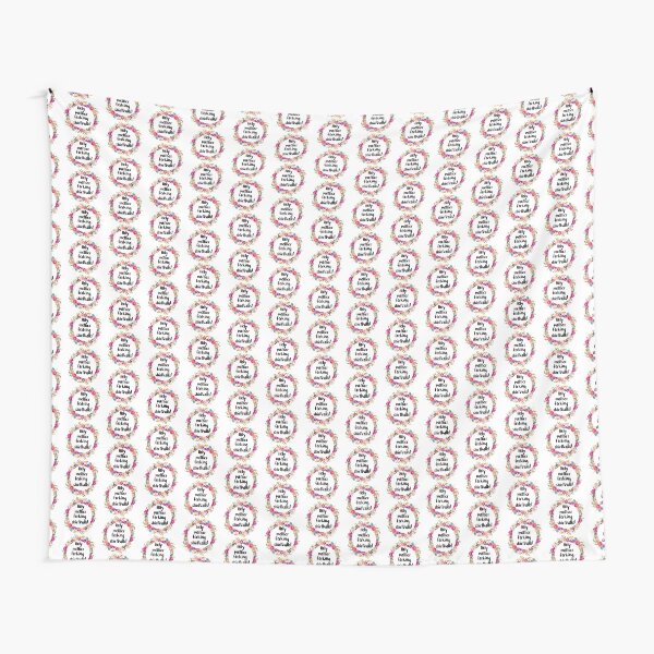Holy Mother Forking Shirtballs Tapestry