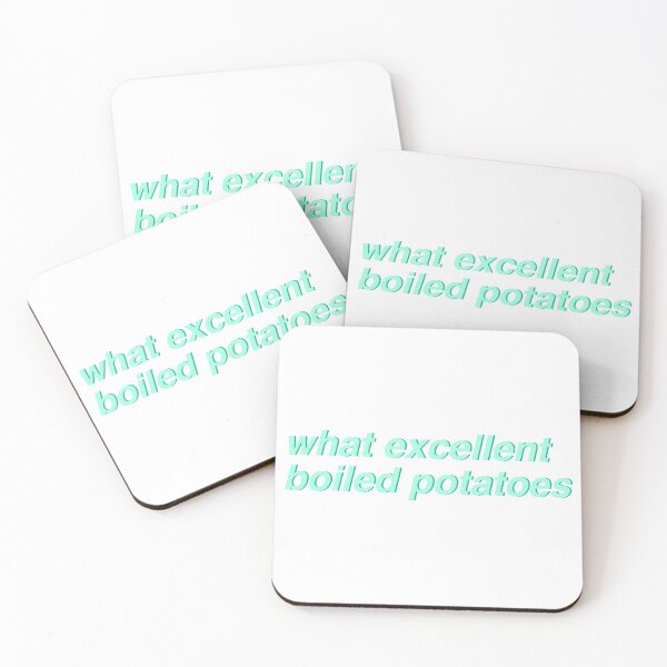 Item preview, Pride & Prejudice - what excellent boiled potatoes (teal) designed and sold by gracemelon.