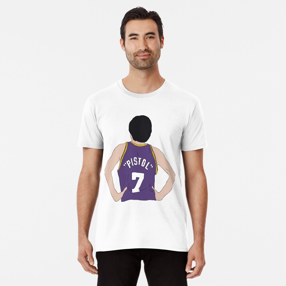 ""Pistol" Pete Maravich" T-shirt by RatTrapTees | Redbubble