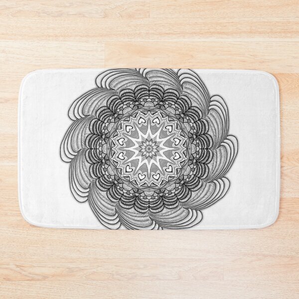 Item preview, Mandala #22 Hearts and Scallops designed and sold by wiccked.