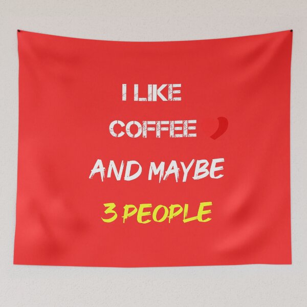 Item preview, i like coffee and maybe 3 people designed and sold by rachidhaz.
