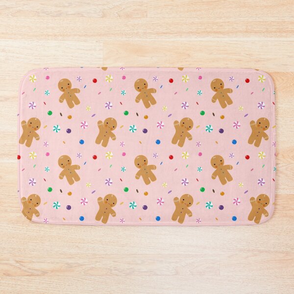 Item preview, Gingerbread Candy pattern - pink designed and sold by Franilla Bean.
