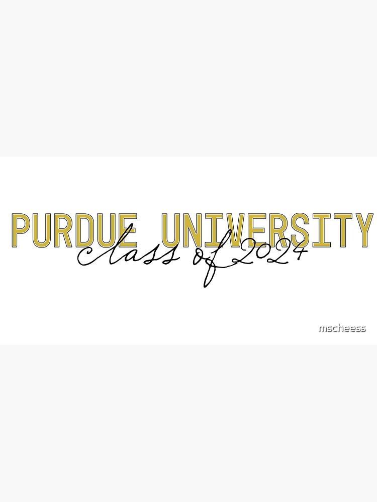 "Purdue Class of 2024" Poster for Sale by mscheess Redbubble