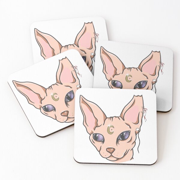 Item preview, Moon Sphynx Cat designed and sold by W1LLAMINA.