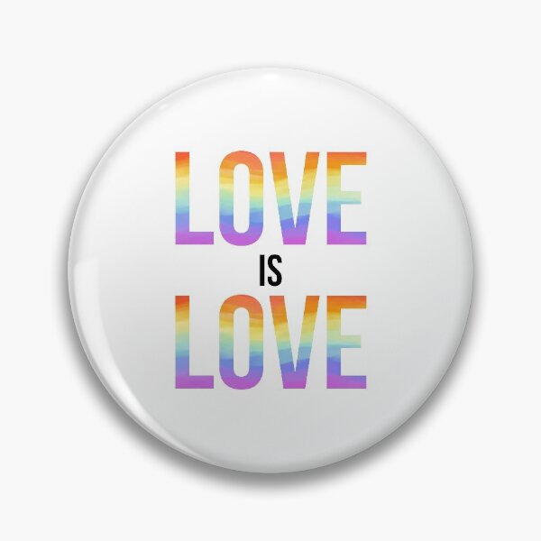 Item preview, love is love watercolor typography designed and sold by EllaCat98.