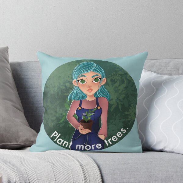 Item preview, Cute Gardener - Plant More Trees  designed and sold by Kaela Soltoff.