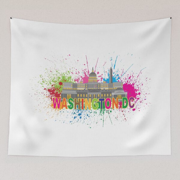 Item preview, Washington DC Paint Splatter designed and sold by jpldesigns.