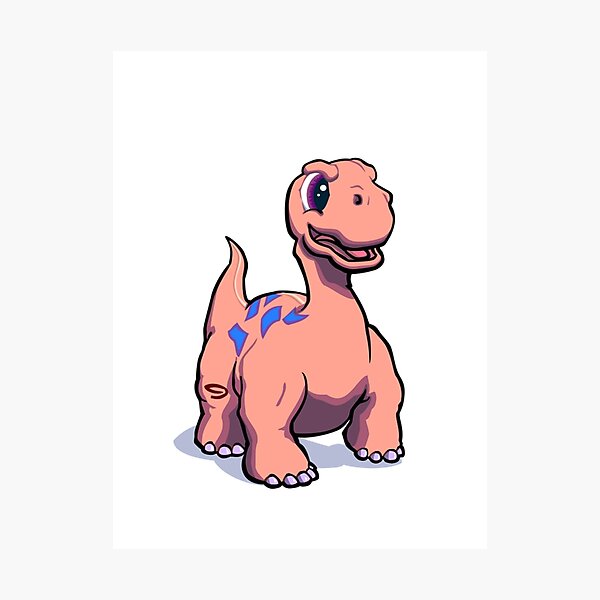 Item preview, Cartoon Dinosaur designed and sold by kyarnkid.