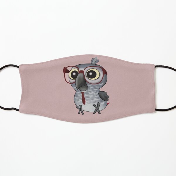 Nerdy Birdy: African Grey Kids Mask