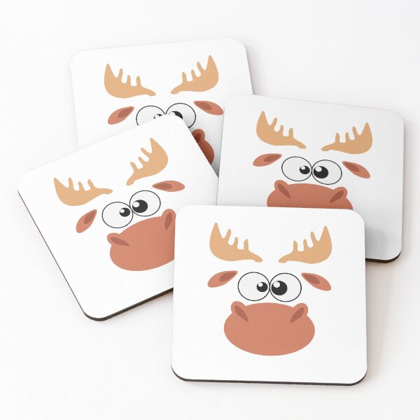 Item preview, Funny Moose Face Gift for kids designed and sold by mudrockdesign.
