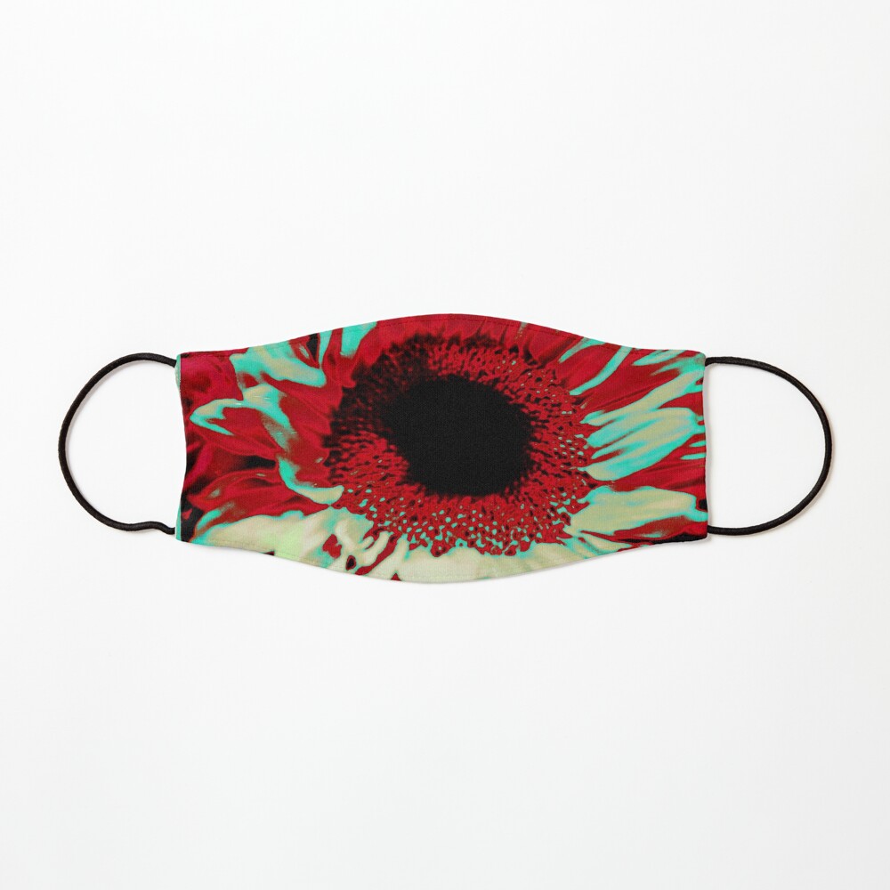 Bright Floral - Fiery Sunflower Design Mask
