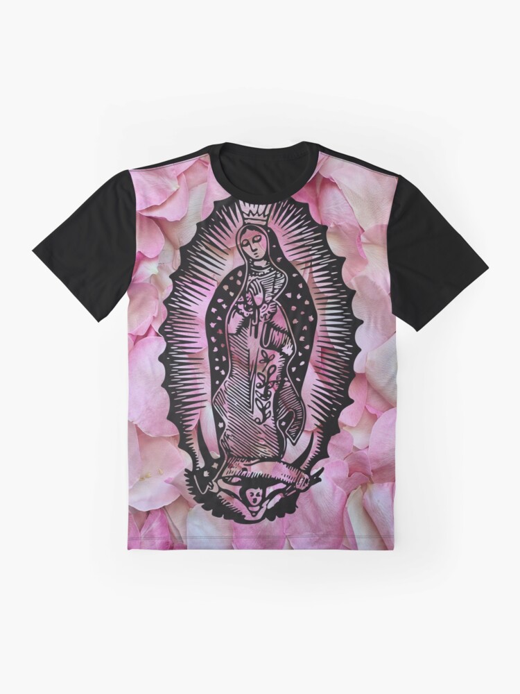 virgin mary button up shirt