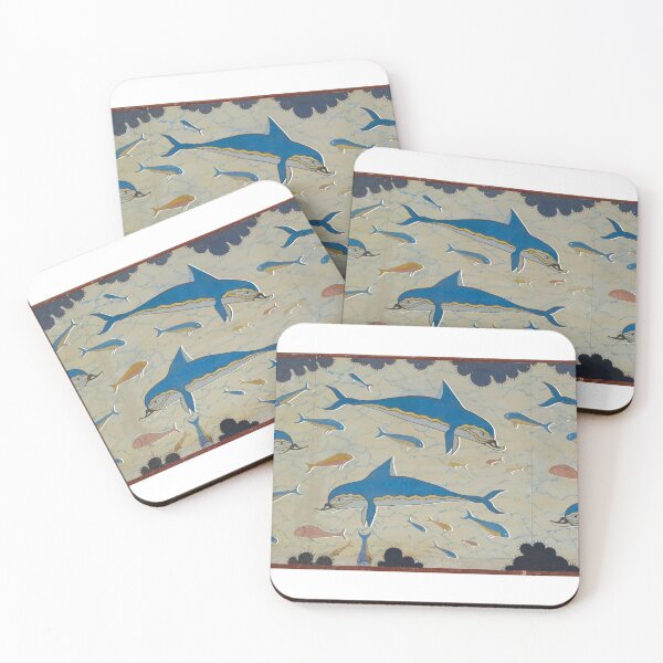Item preview, Dolphin Fresco of Knossos designed and sold by artimaeus.