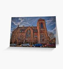In line for Confession Greeting Card