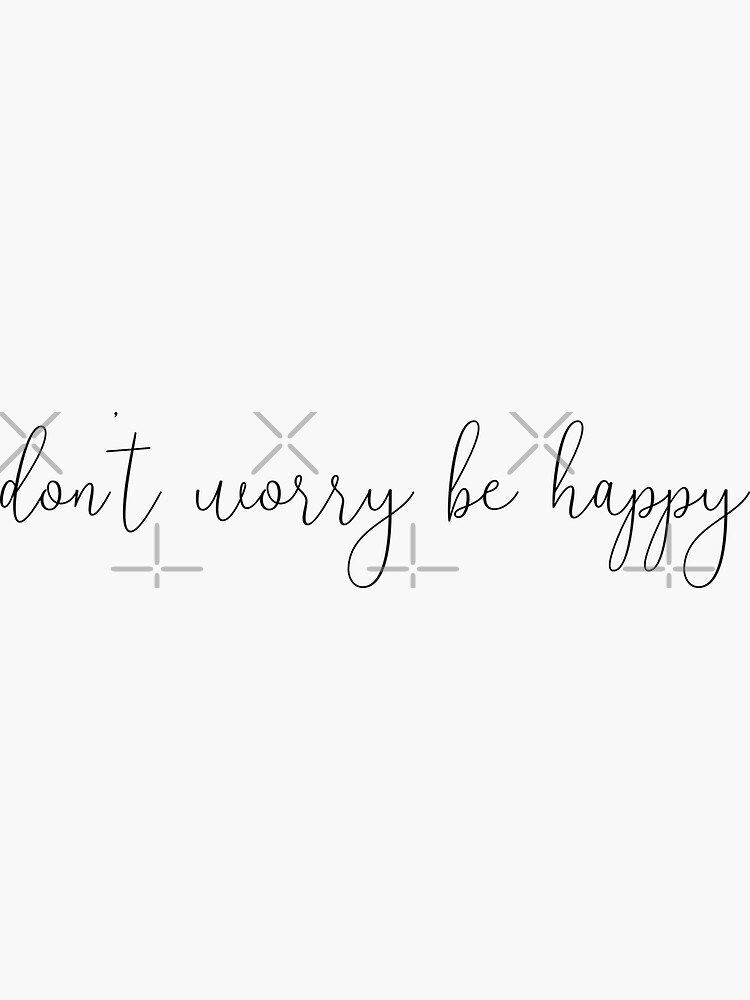 My tattoo | Don't worry be happy, one of my favorite song, g… | Flickr