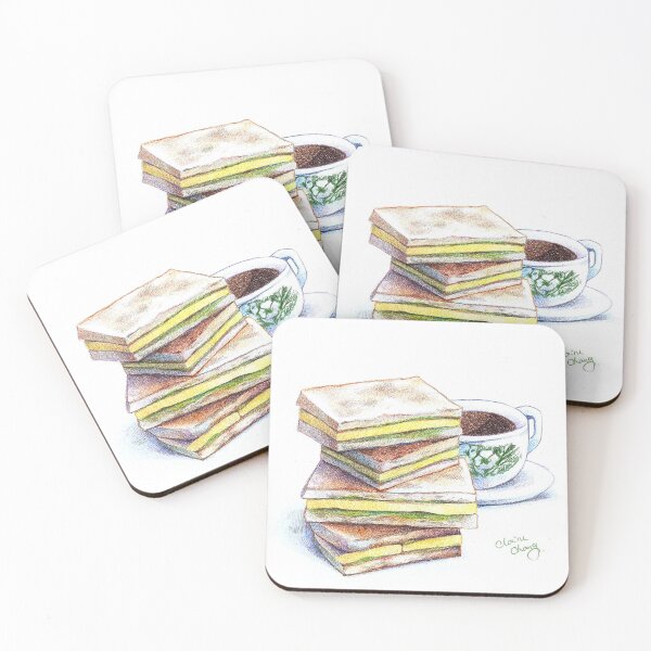Item preview, Kaya Toast with white background designed and sold by ChangChunTzu.
