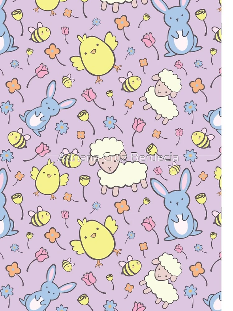 Thumbnail 5 of 5, iPhone Case, Cute Spring Pattern designed and sold by Adriana Cruz Berdecia.