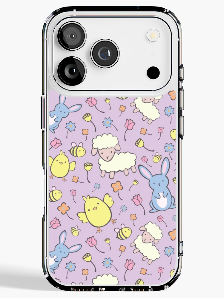 Thumbnail 1 of 5, iPhone Case, Cute Spring Pattern designed and sold by Adriana Cruz Berdecia.