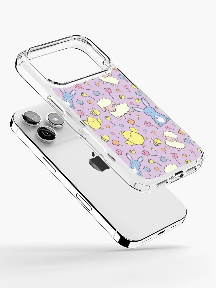 Thumbnail 2 of 5, iPhone Case, Cute Spring Pattern designed and sold by Adriana Cruz Berdecia.