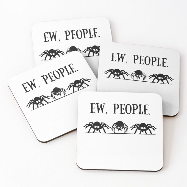 Item preview, Spider for Introverts Ew People Spiders Silhouette designed and sold by mudrockdesign.