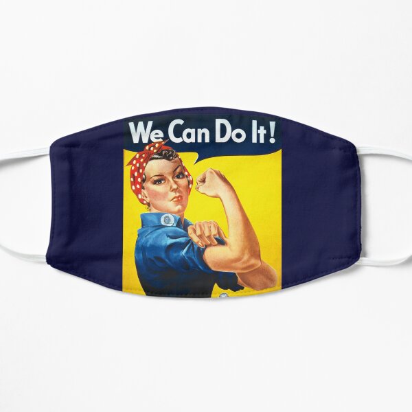 Nous pouvons le faire Rosie the Riveter Original Vintage Print Masque sans plis