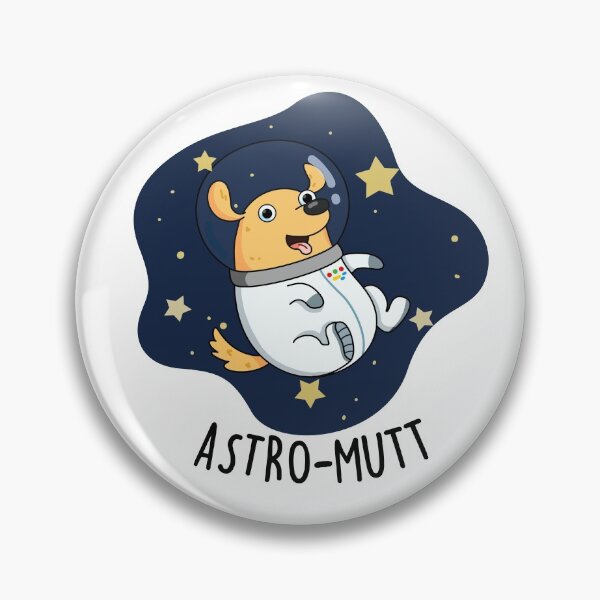 Item preview, Astromutt Astronaut Funny Dog Puns  designed and sold by punnybone.