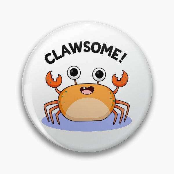 Item preview, Clawsome Funny Crab Puns  designed and sold by punnybone.