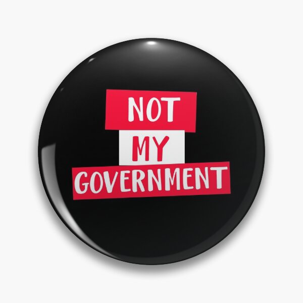 Item preview, Not My Government Red designed and sold by RainbowPandas.
