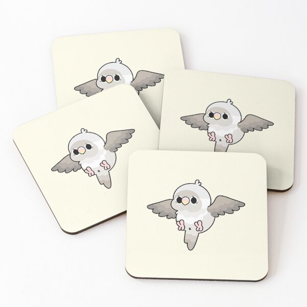 Item preview, Flying Lovebird - Gray designed and sold by blirbos.