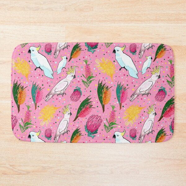 Item preview, Australian Native Flowers and Birds - Pretty in Pink designed and sold by Annalee Beer.
