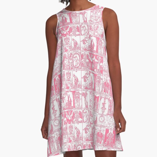 Pink Tarot - The Major Arcana A-Line Dress