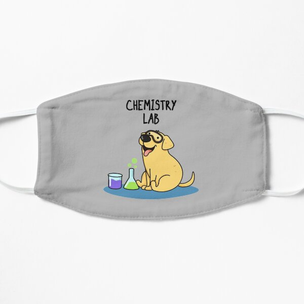 Chemistry Lab Animal Pun Flat Mask