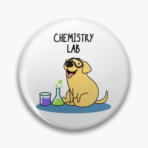 Item preview, Chemistry Lab Funny Labrador Dog Puns  designed and sold by punnybone.