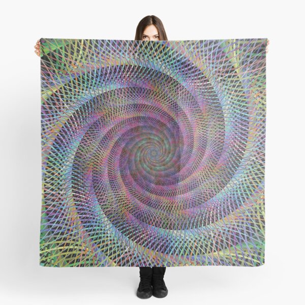 Spiral Spirograph Fractal Scarf