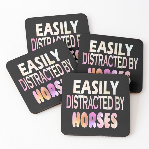 Item preview, easily distracted by horses designed and sold by ZEDSOU ⭐⭐⭐⭐⭐.