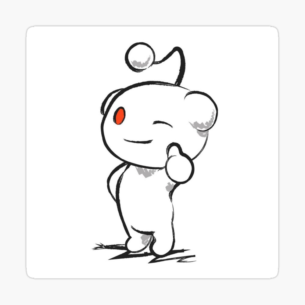 Reddit Snoo Postcard For Sale By Damedenial Redbubble