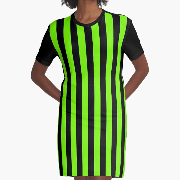 neon stripe dress