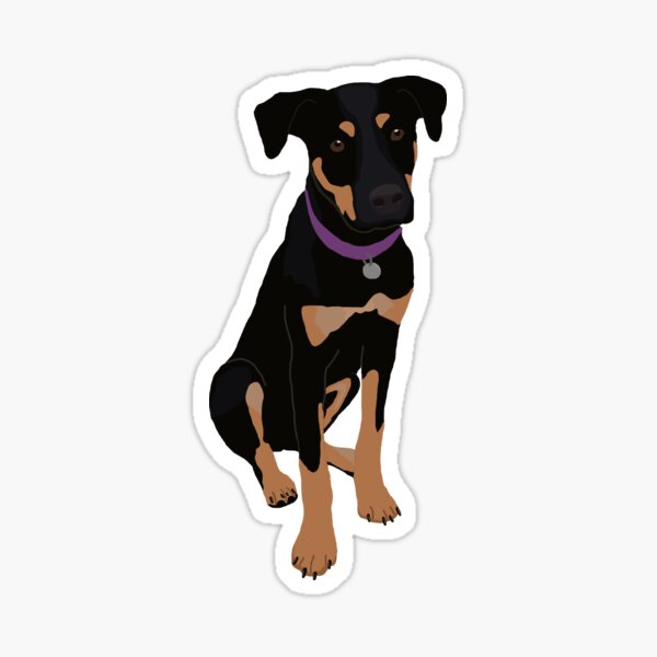 Item preview, Black and Brown Dog designed and sold by marykatebuckman.