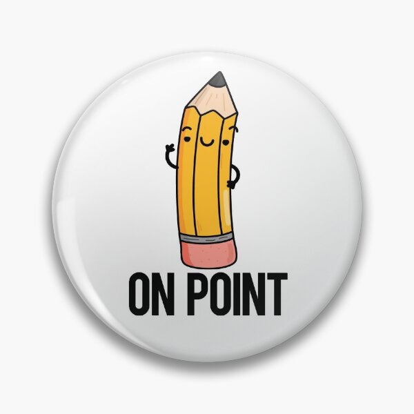 Item preview, On Point Funny Pencil Puns  designed and sold by punnybone.