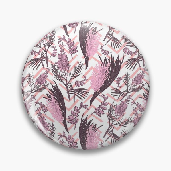 Item preview, Pink Australian Native Floral Pattern designed and sold by Annalee Beer.