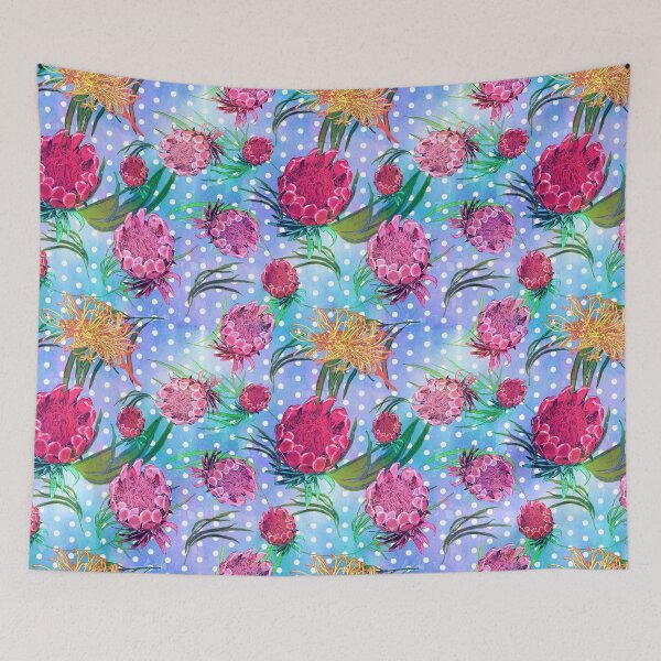 Item preview, Australian Native Florals - Pretty Soft Pattern designed and sold by Annalee Beer.